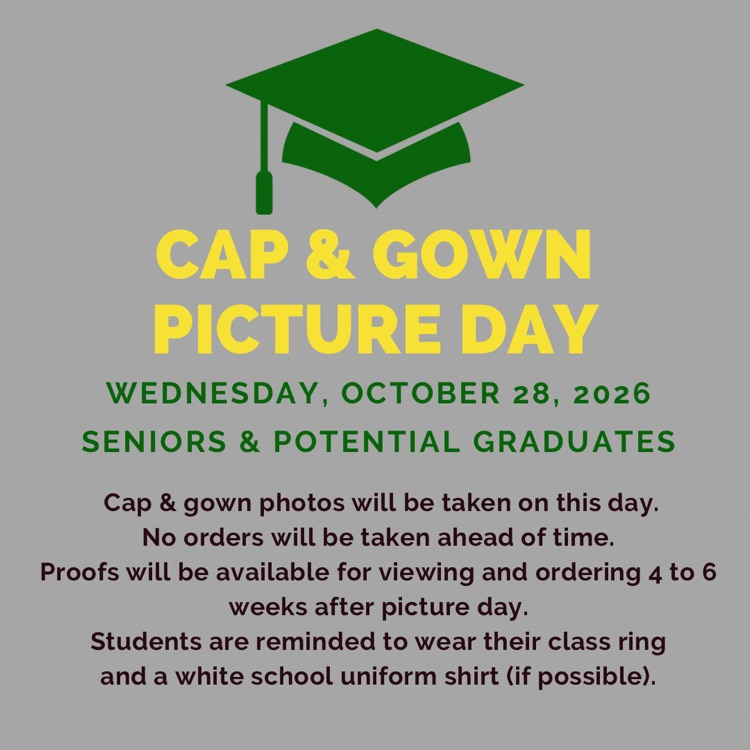 Cap & Gown Picture Day