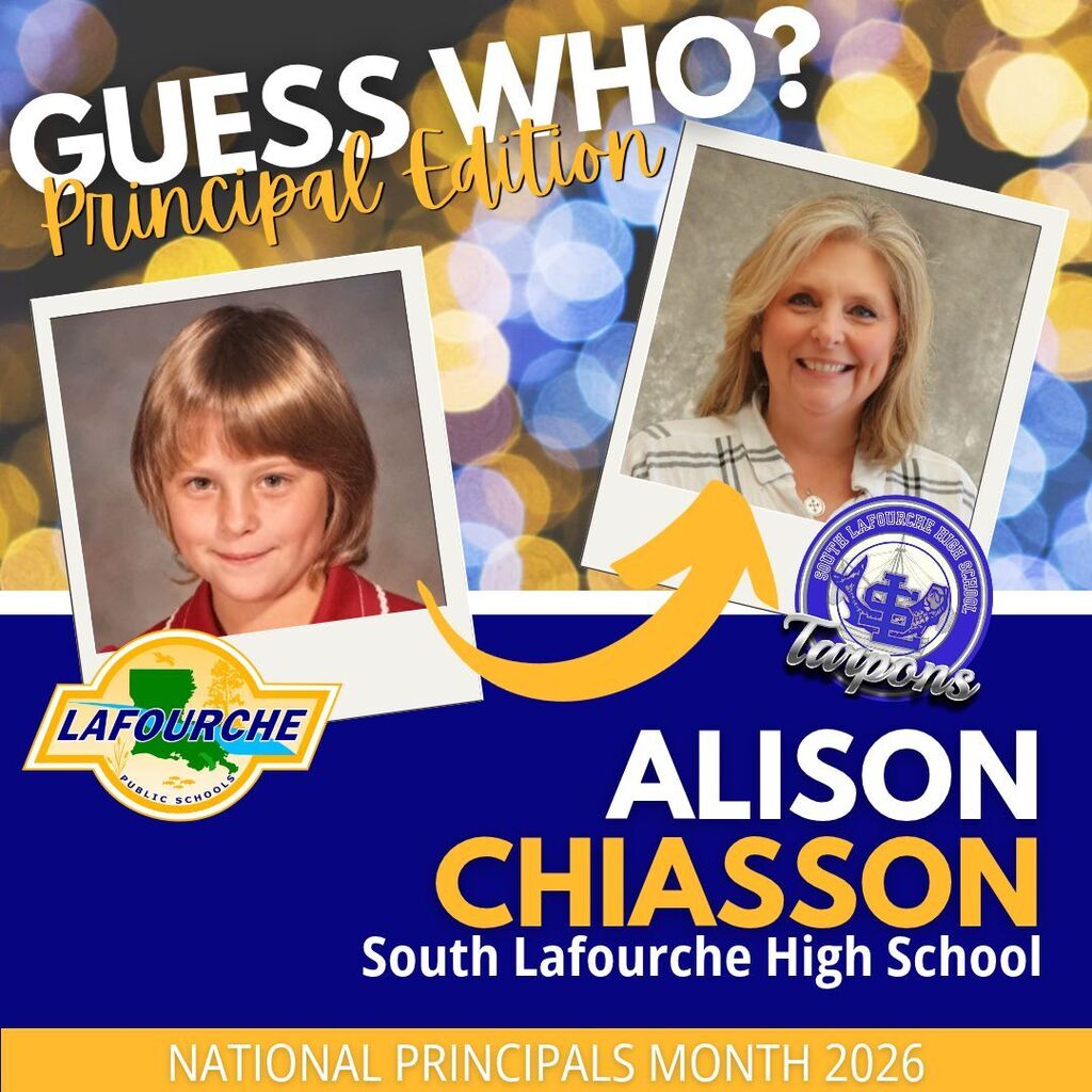 Poster featuring a photo of a smiling child and an adult woman, both facing the camera.