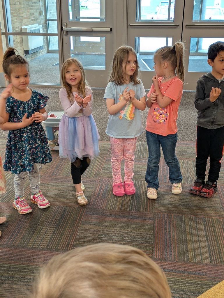 Children dancing in the hallways