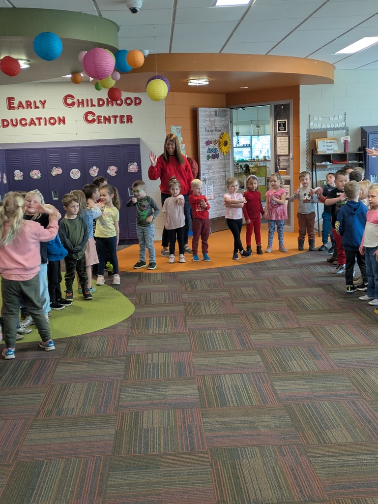 Children dancing in the hallways