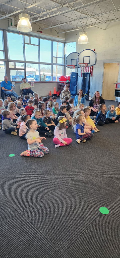 Children at an assembly