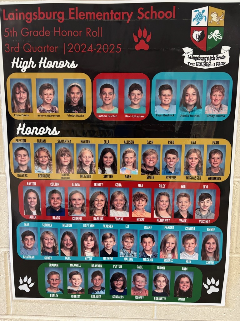5th grade honor roll