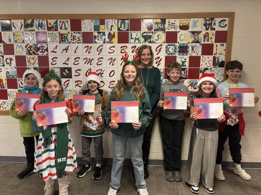 5th grade principal's award