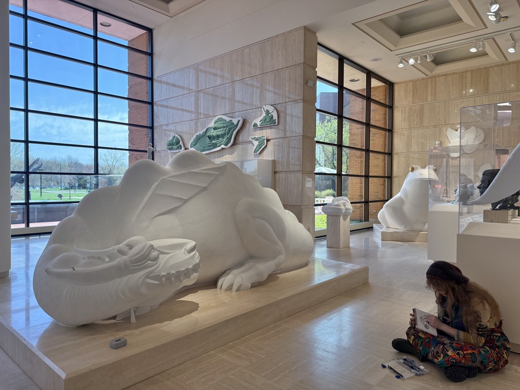 LHS Art Students visit SVSU 