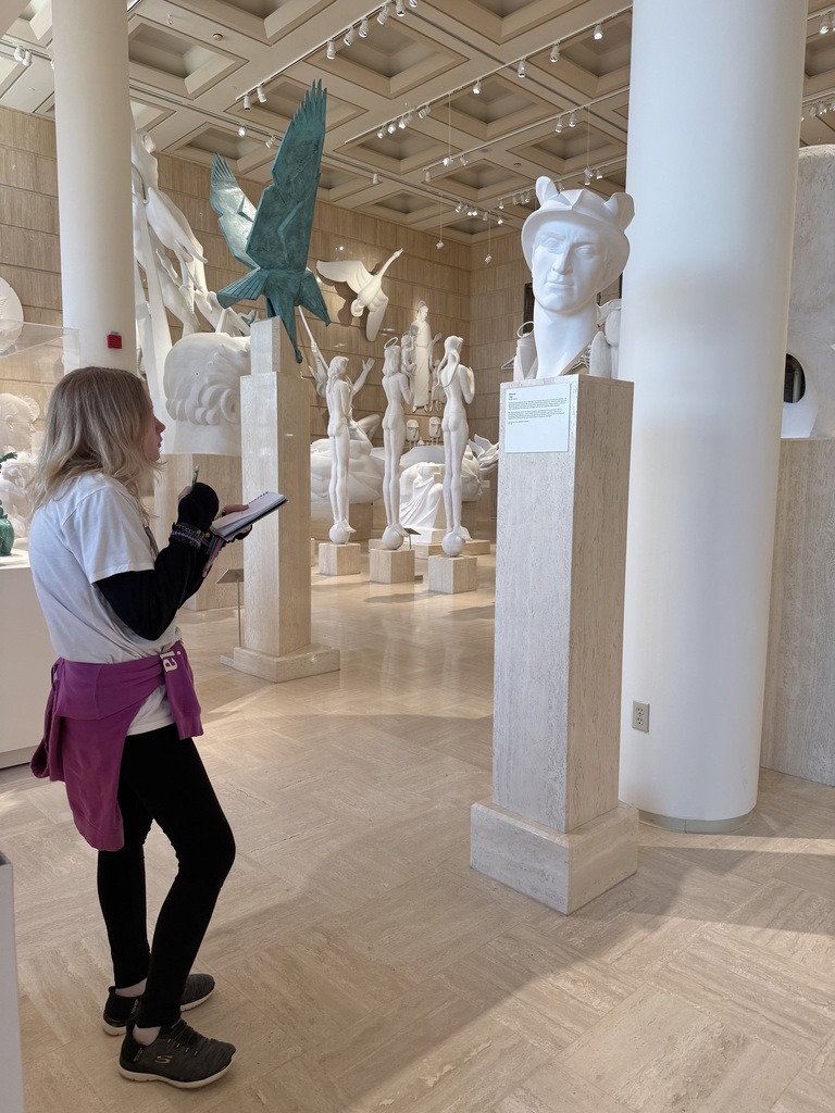 LHS Art Students visit SVSU 