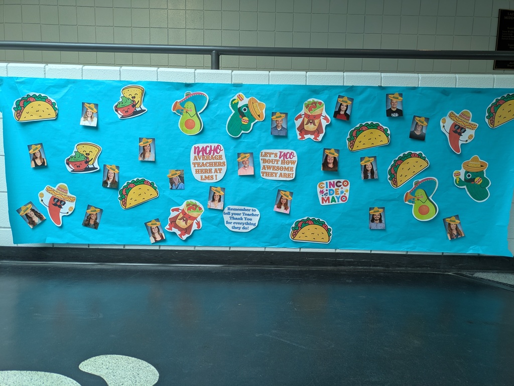 Cinco de Mayo banner for teacher appreciation week 