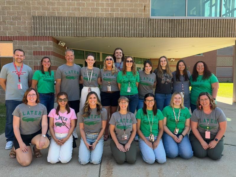 Staff gathered for picture