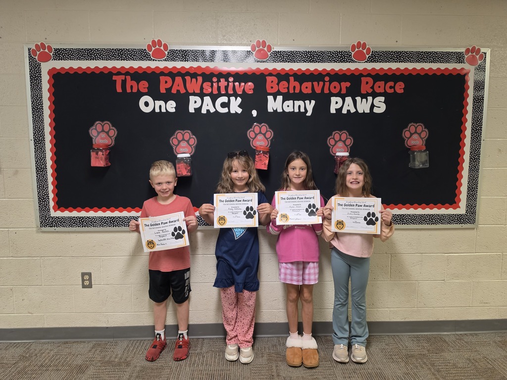 2nd Grade Golden Paw 
