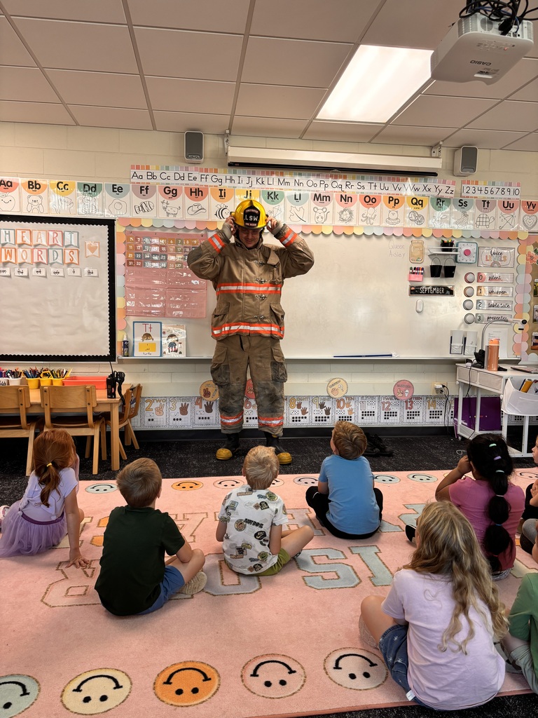 The fire department visited the ECEC.