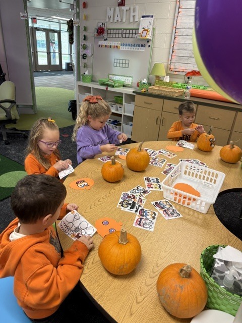 Mrs. Green's Young Fives class celebrated Pumpkin Day!