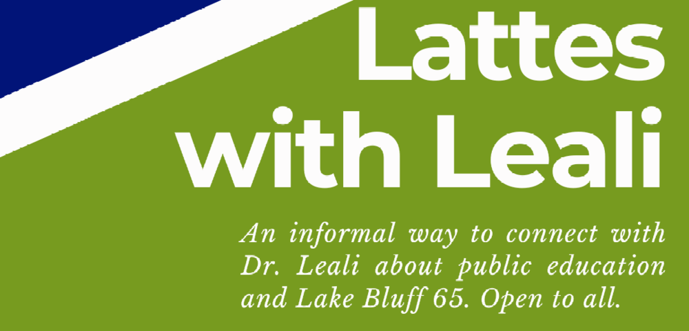 lattes with Leali flyer