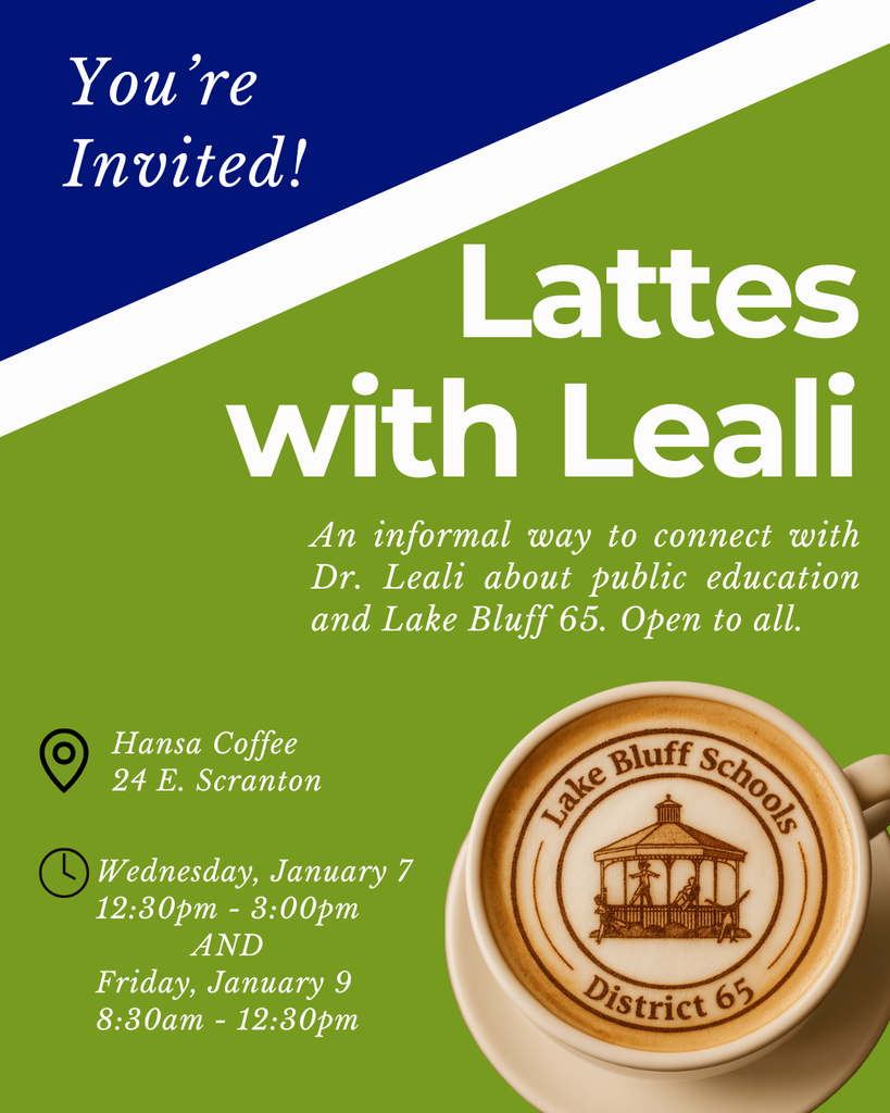 Lattes with Leali flyer