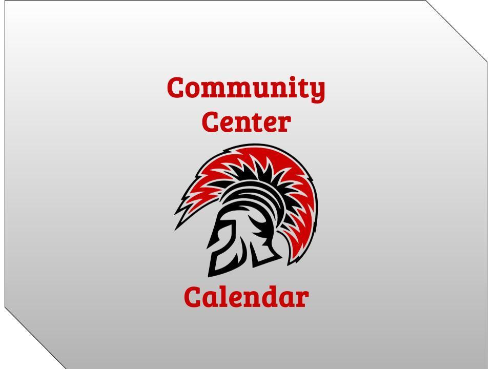 Community Center Calendar