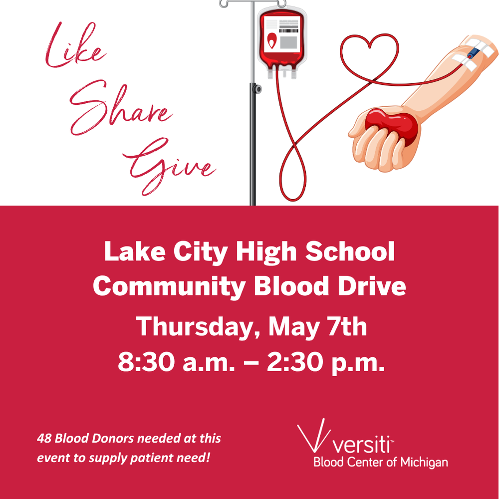 Blood Drive on 5/7