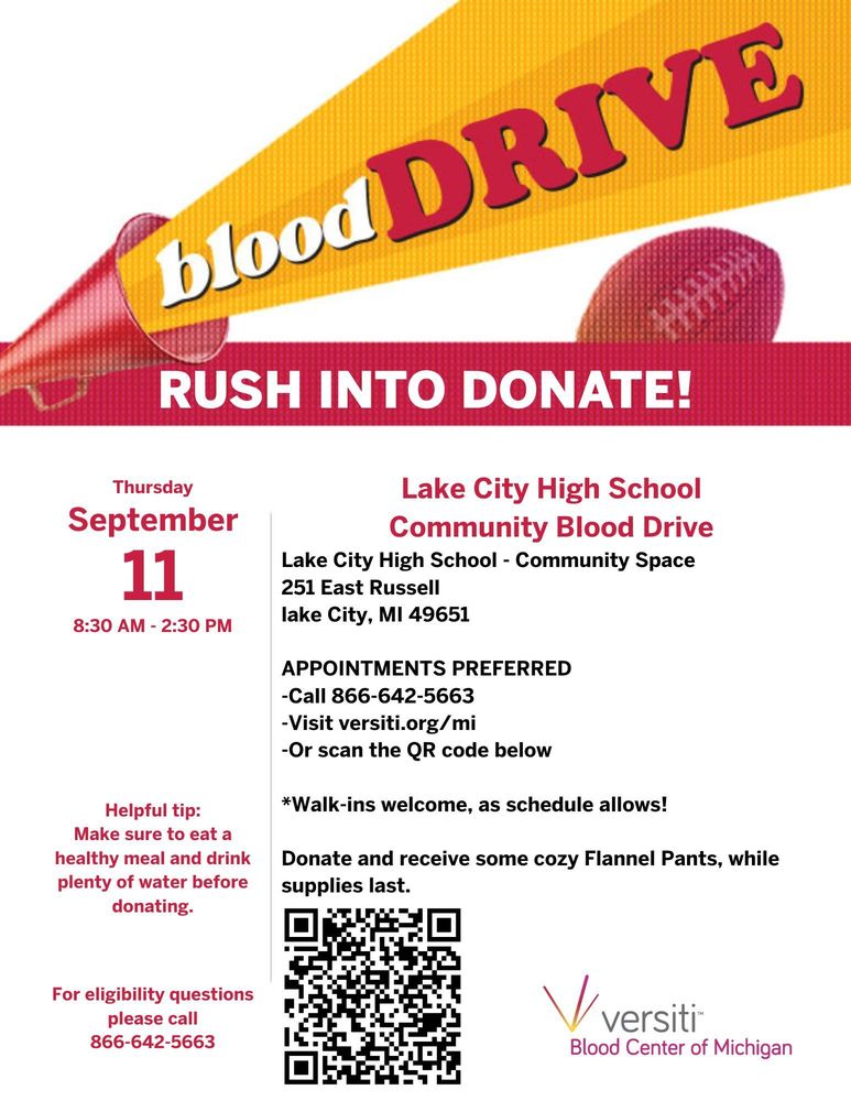 Blood drive Information