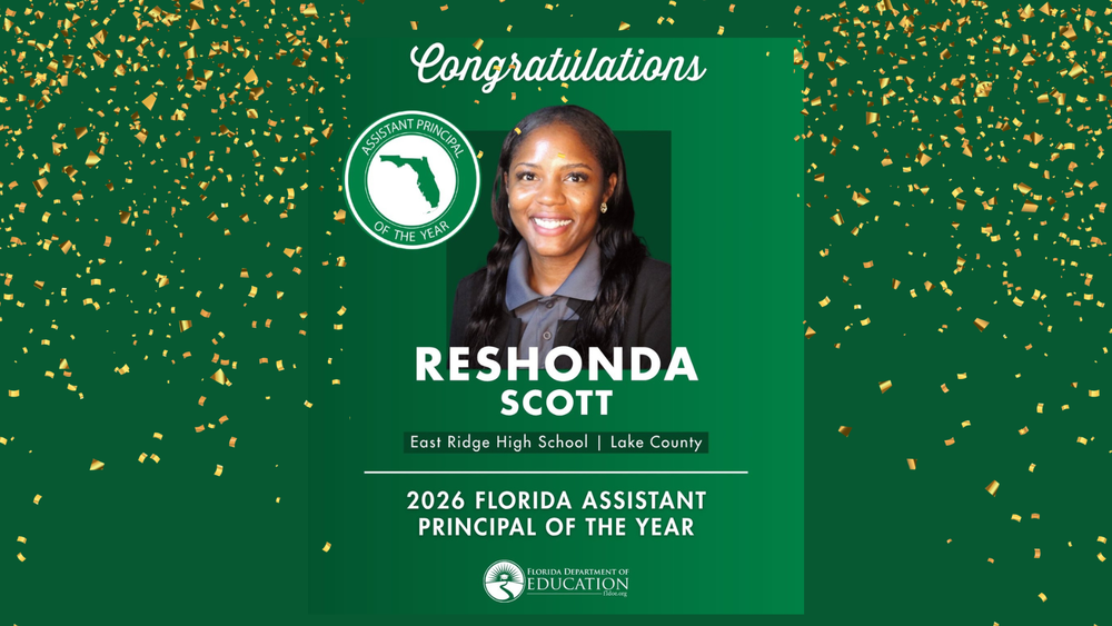 Congratulations Reshonda Scott 2026 Florida Assistant Principal of the Year