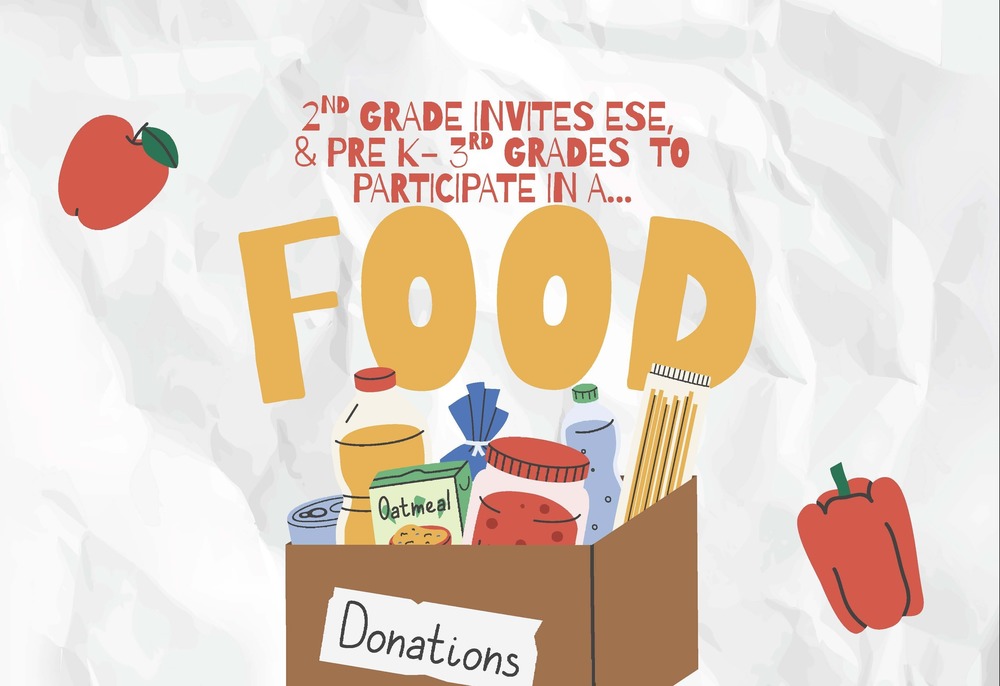2nd Grade Food Drive