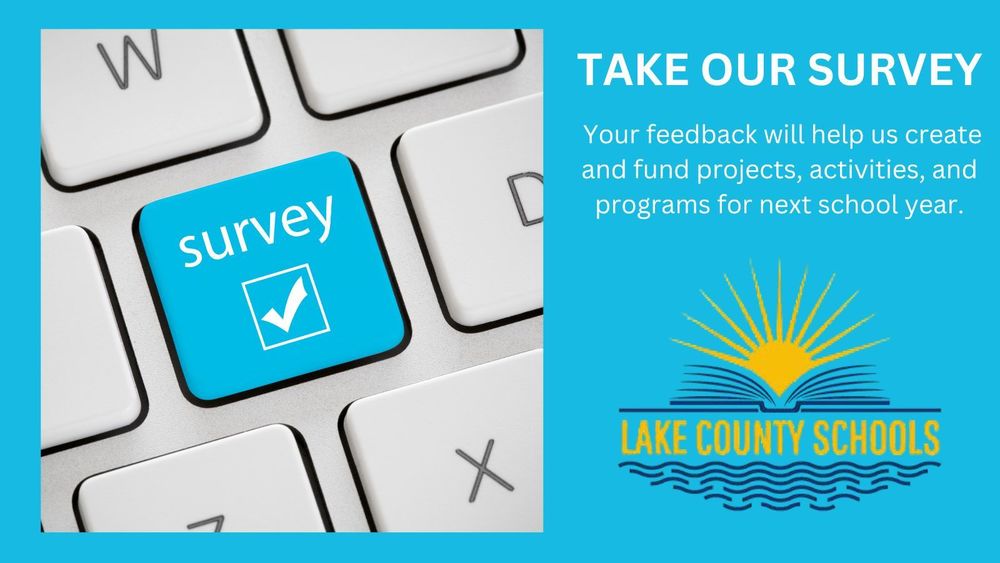 Computer keyboard with one key that reads: "Survey"