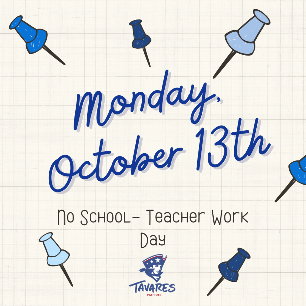 No school Monday October 13th