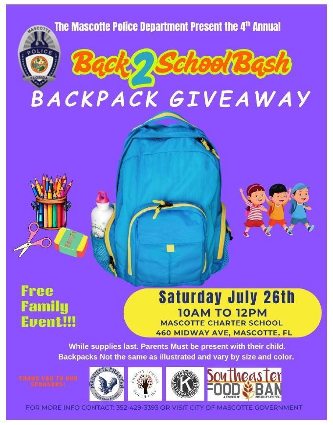 Backpack Giveaway