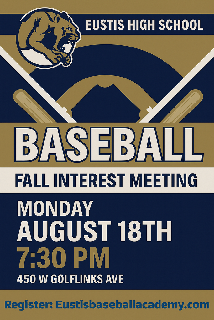 Baseball Interest Meeting - Monday August 18th 730pm 450 W Golflinks Ave