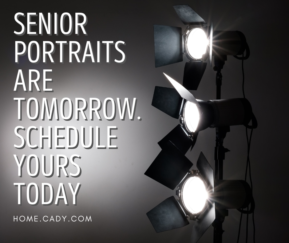 Schedule senior portraits today!