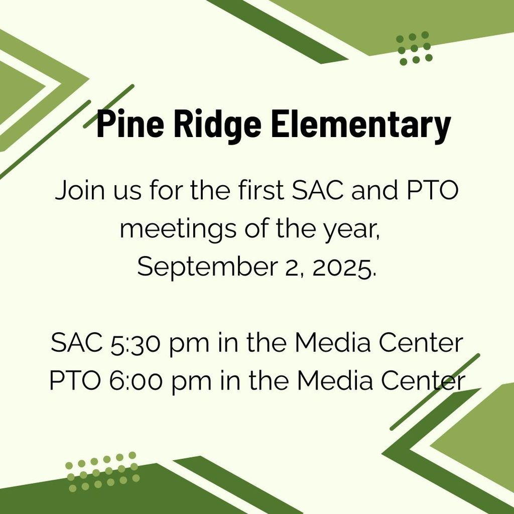 Join us for SAC and PTO on September 2, 2025.