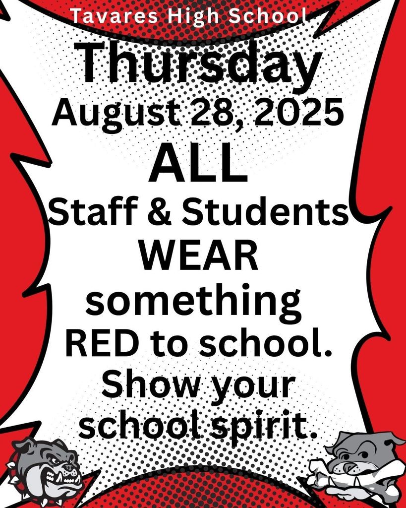 Staff and Students wear RED on Thursday the 28th