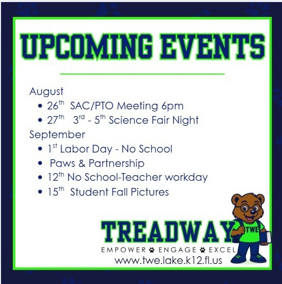 upcoming events