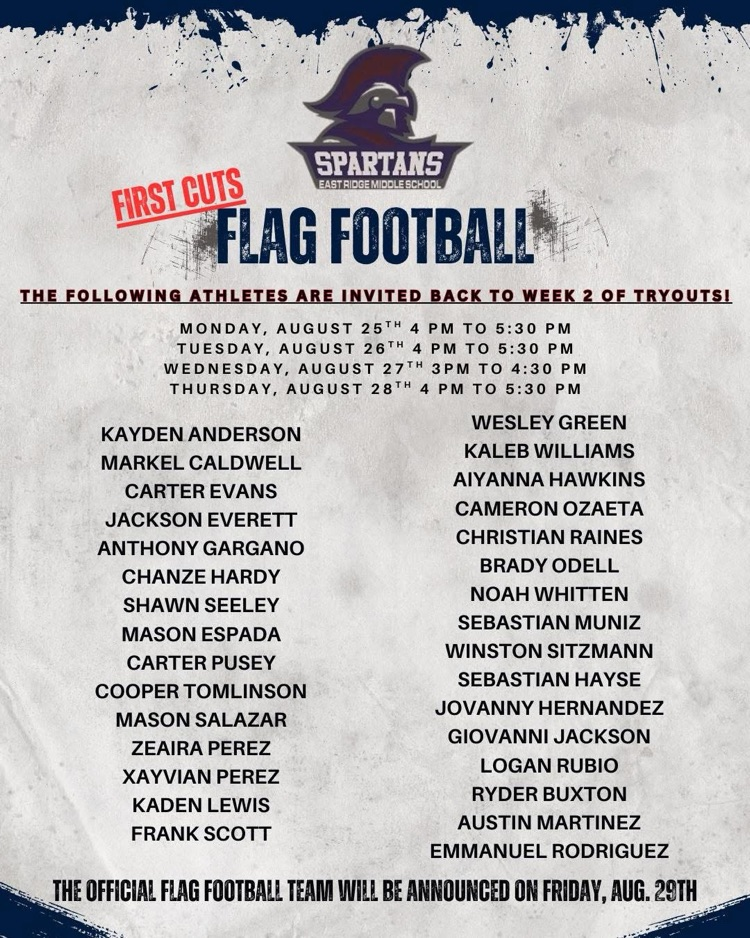 Flag Football First Round