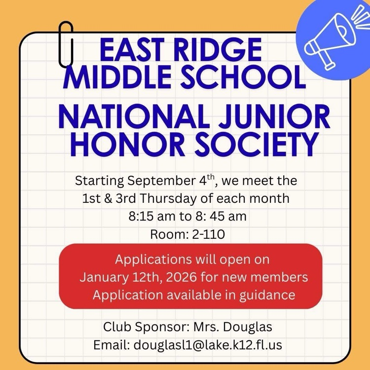 National Jr. Honor Society Flyer 