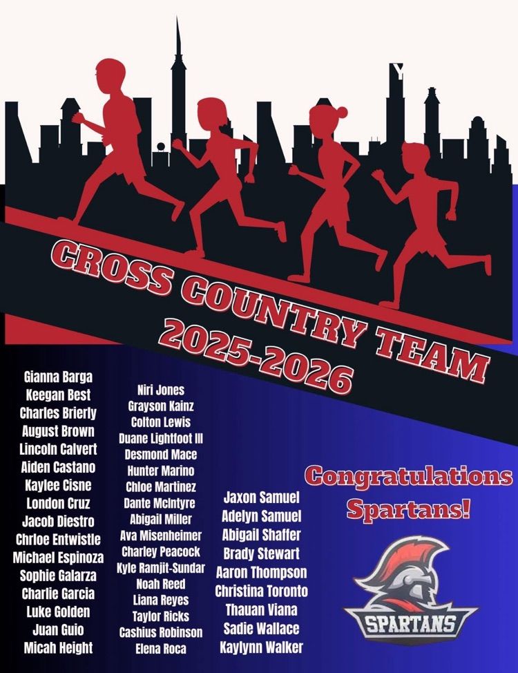 List of names for cross country 