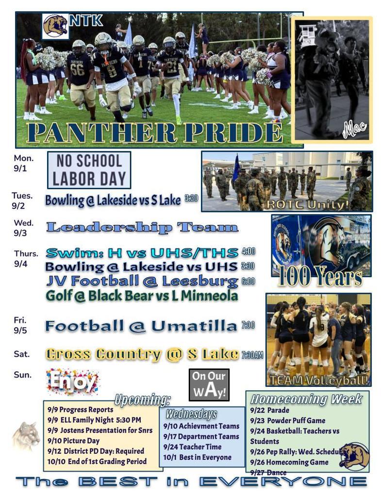 NTK for Week of September 1st.
