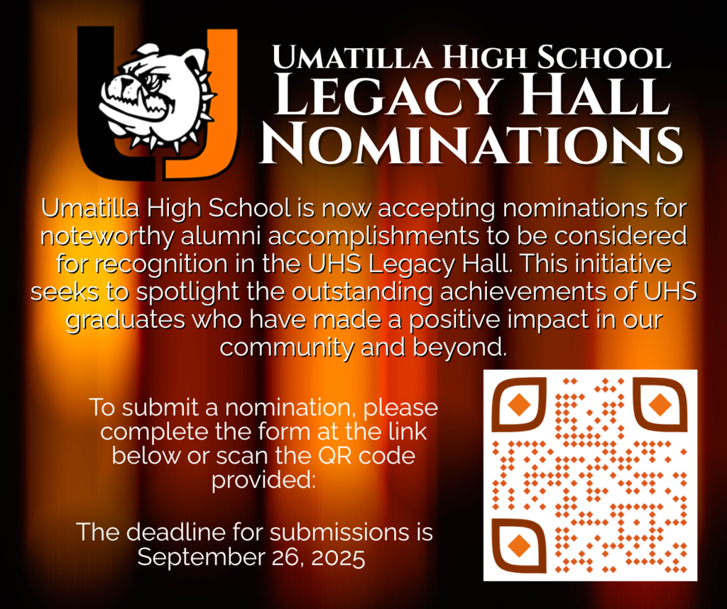 UHS Legacy Hall Nomination announcement