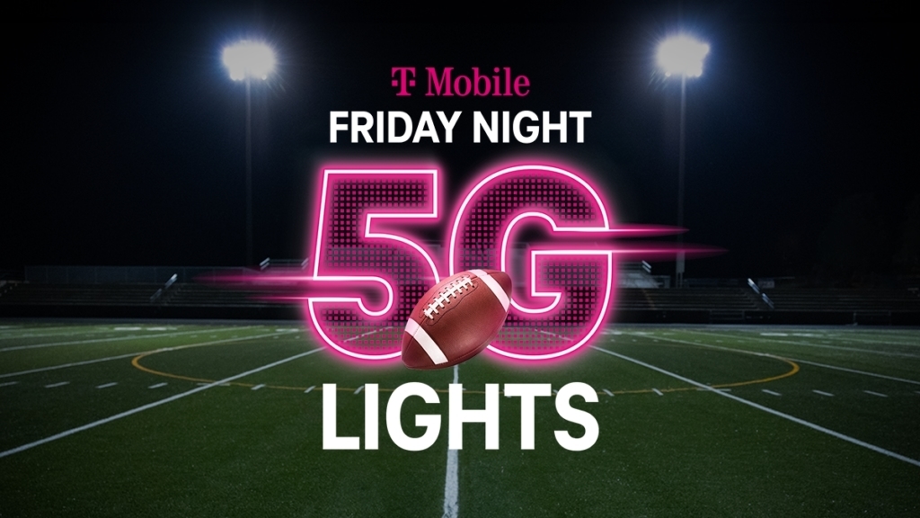 T-Mobile 5G Lights Logo for Umatilla High School