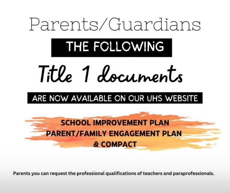 UHS Title One information