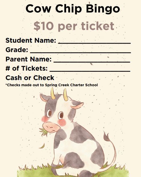 Cow Chip Bingo 2025