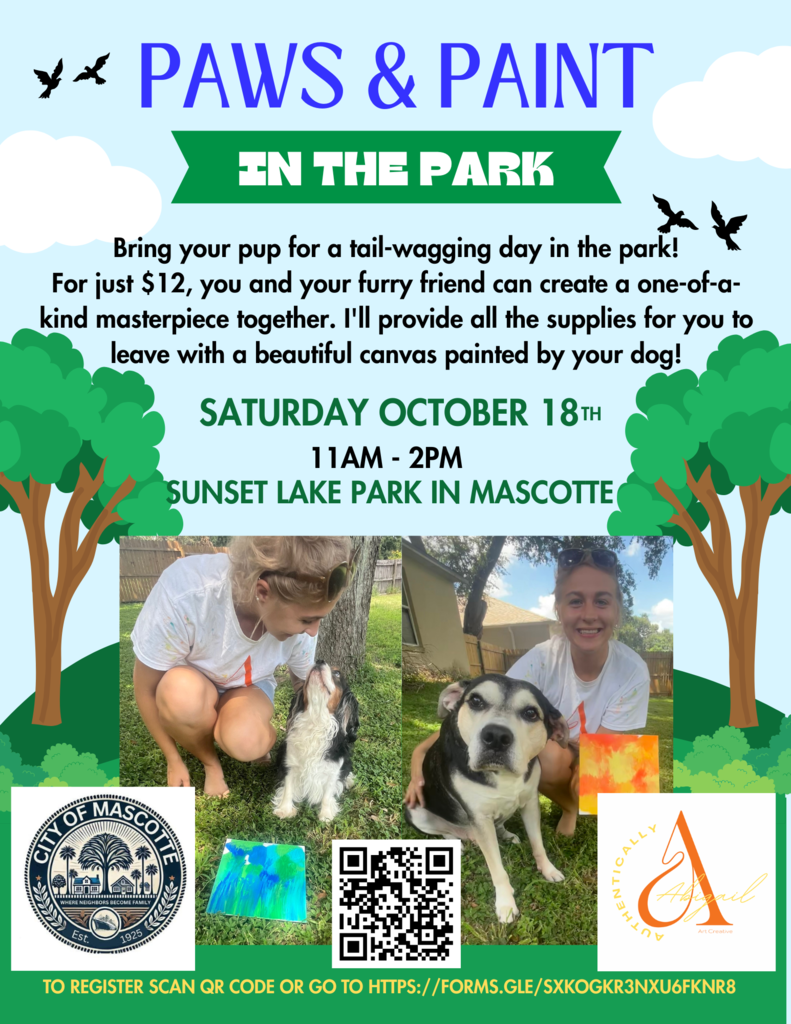 Paws & Paint in the Park