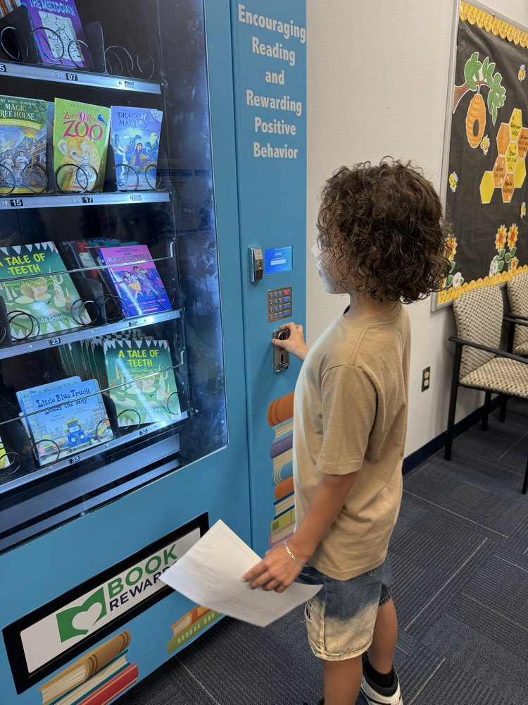 book vending machine visit