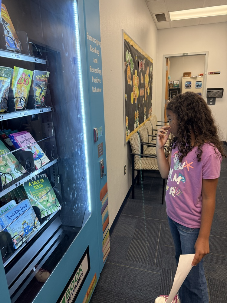 book vending machine visit