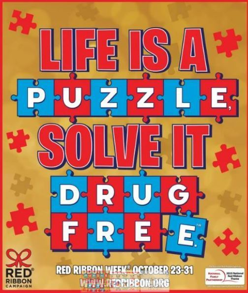 Red Ribbon Week theme 2025