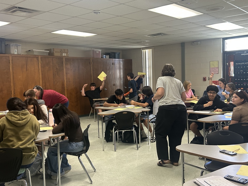 Students engaged in Math!