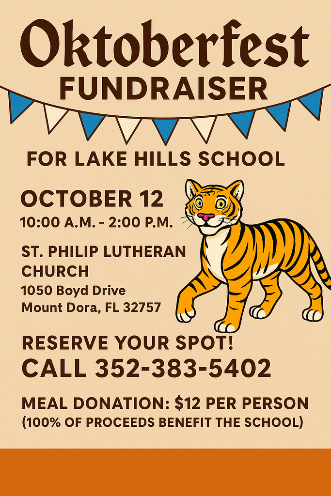Oktoberfest Fundraiser Flyer for Lake Hills School on October