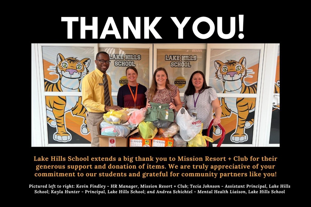 Thank you flyer for Missio Resort + Club