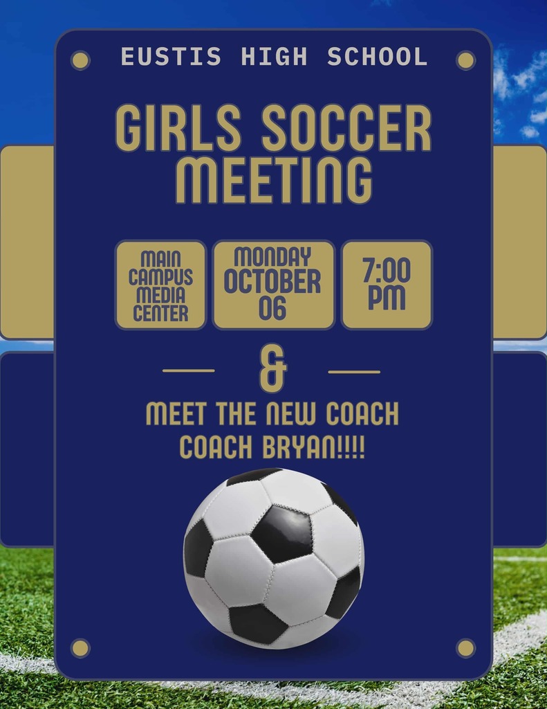 Girls Soccer Meeting Monday Oct. 6 7pm in the Media Center