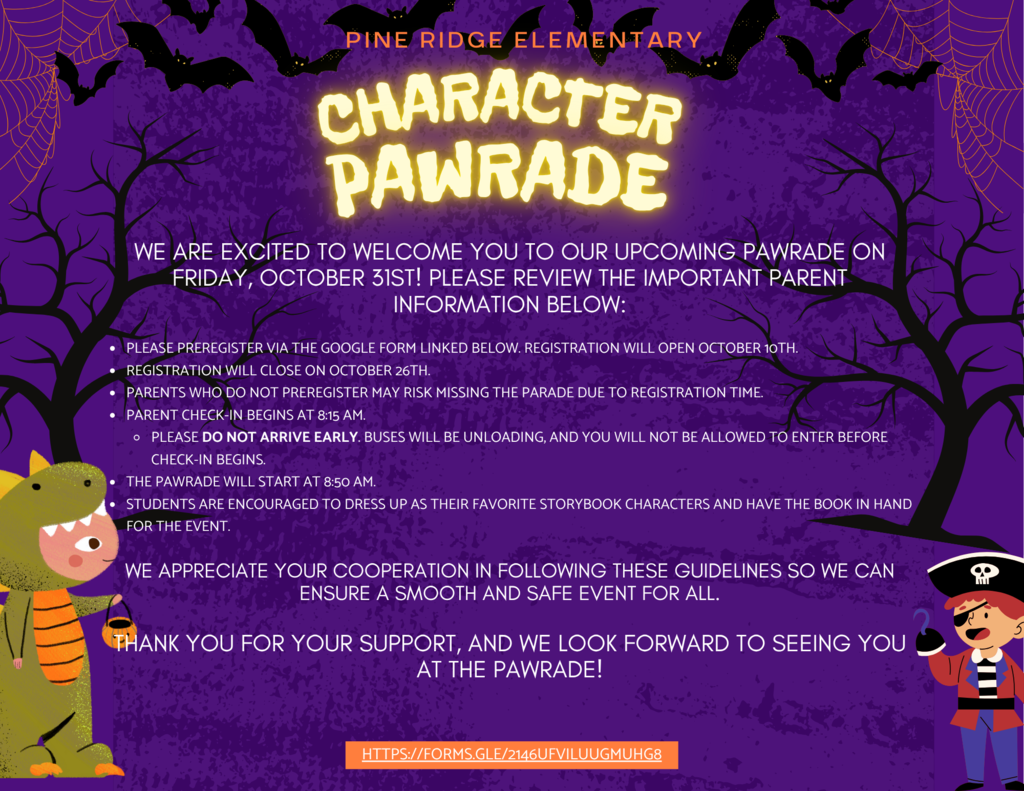 Character Pawrade Information