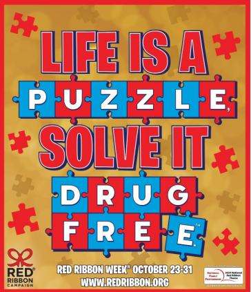 Life is a puzzle, solve it drug free.