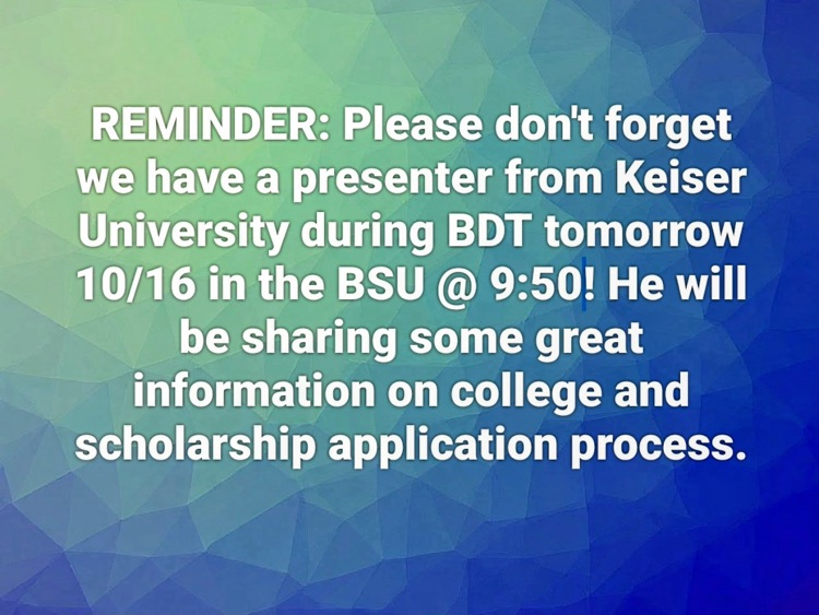 information on Kaiser University visiting Umatilla High School