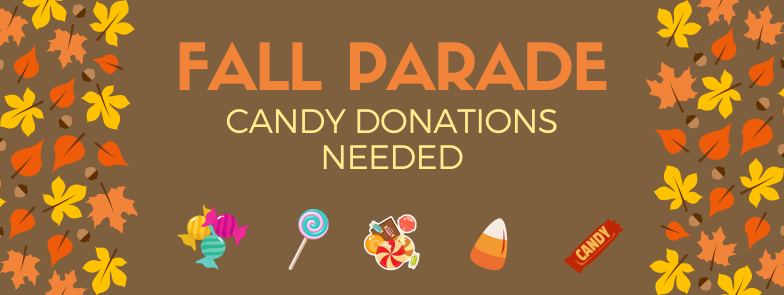 Fall Parade Candy Donations