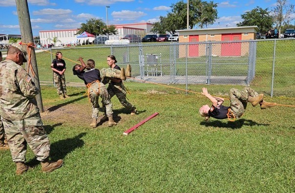 Umatilla HIgh JROTC Cadets participate in events against 14 othre JROTC Programs from the the region.